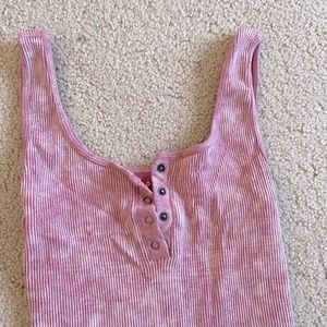 Aeropostale button tank